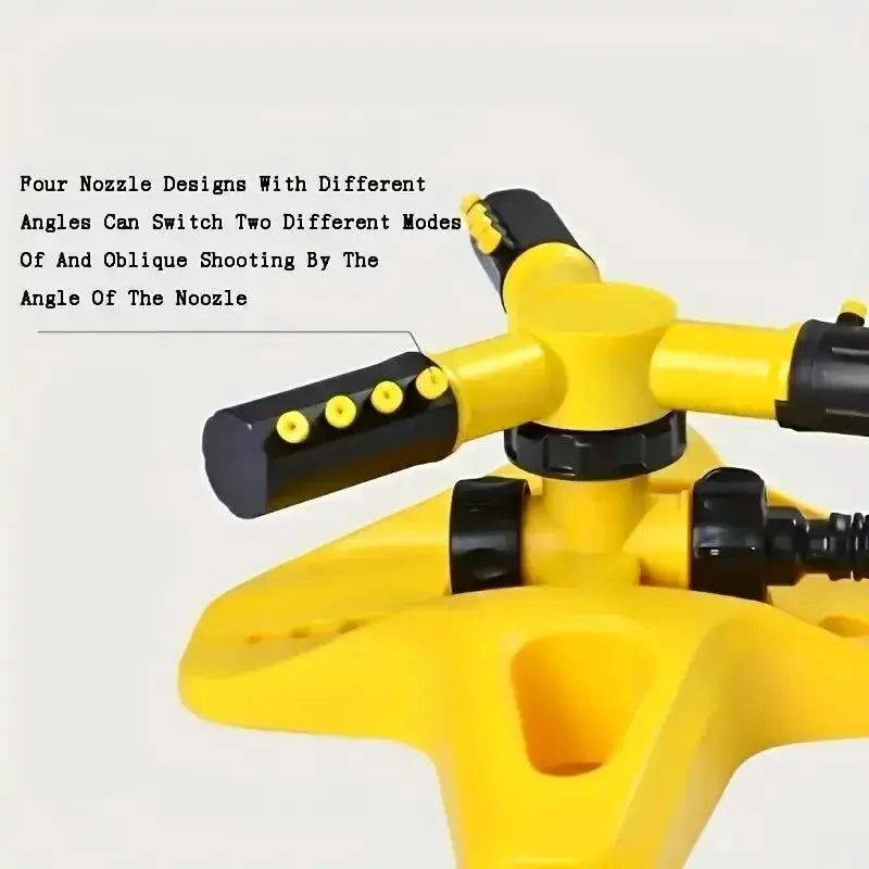 Auto Rotating Sprinkler | 360 Degree Coverage | Three Way Gear Drive