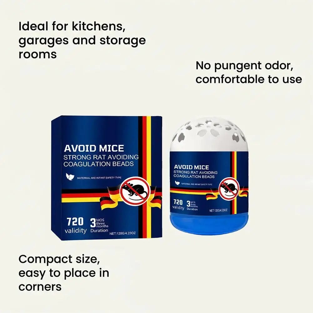 Powerful Rodent Repellent Beads 720 Days Long Lasting Mouse Repellent Pest Control Rat Deterrent Safe for Home Garage Use from PriceLows™