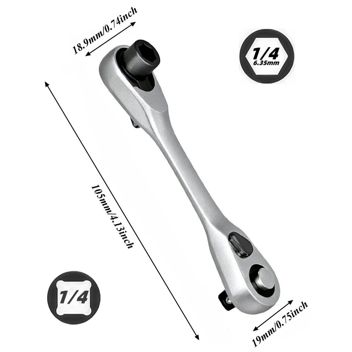 23IN1 Allen Key Spanner Double-headed Ratchet Wrench Set Match 1/4 Inch Screwdriver and Socket Set for Bicycle Hand Repair Tools from PriceLows™