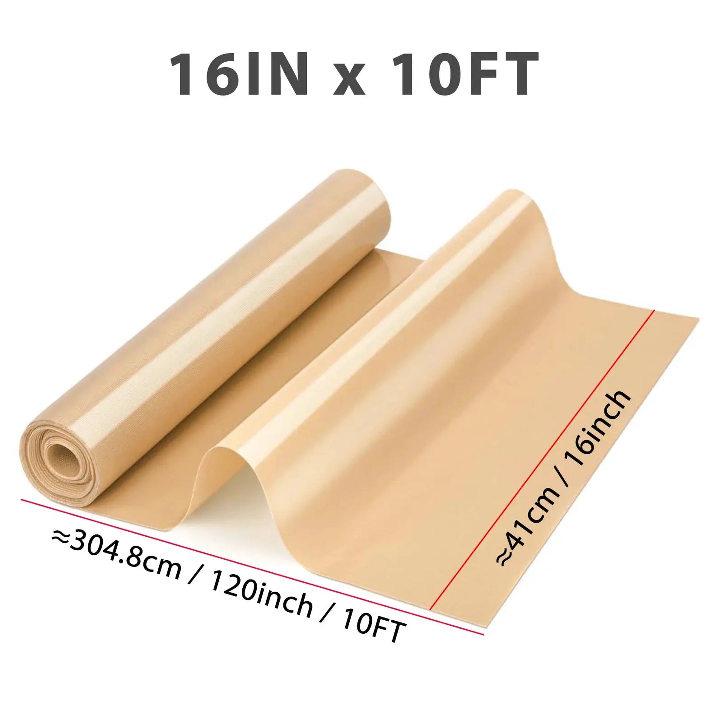 Silicone Baking Mat Roll | Non Stick Surface | Reusable Oven Safe | Cut To Size