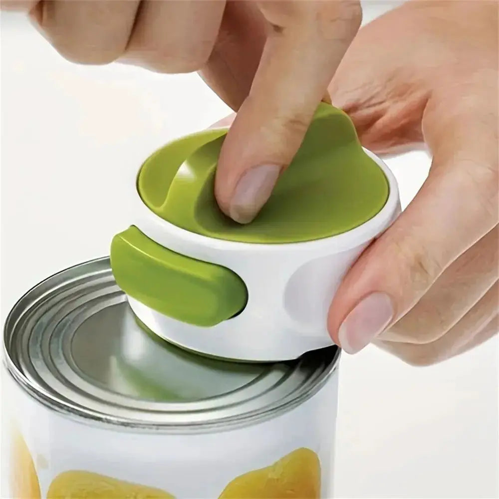 Can Opener | Portable Manual | Stainless Steel | Green/Red