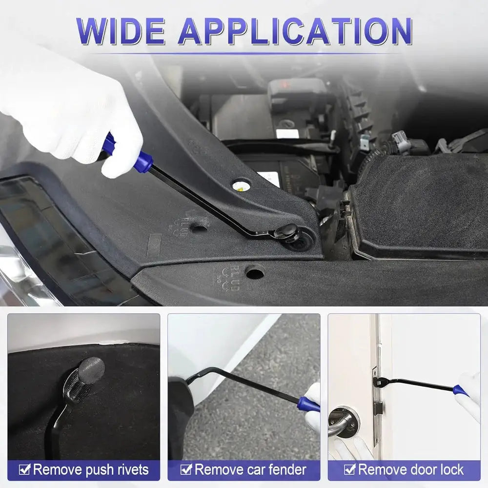 5/6Pcs Trim Removal Tool Set Car Pry Tool Kit Car Panel Door Audio Trim Tool Installer Pry Kit for Vehicle Dash Radio Audio from PriceLows™