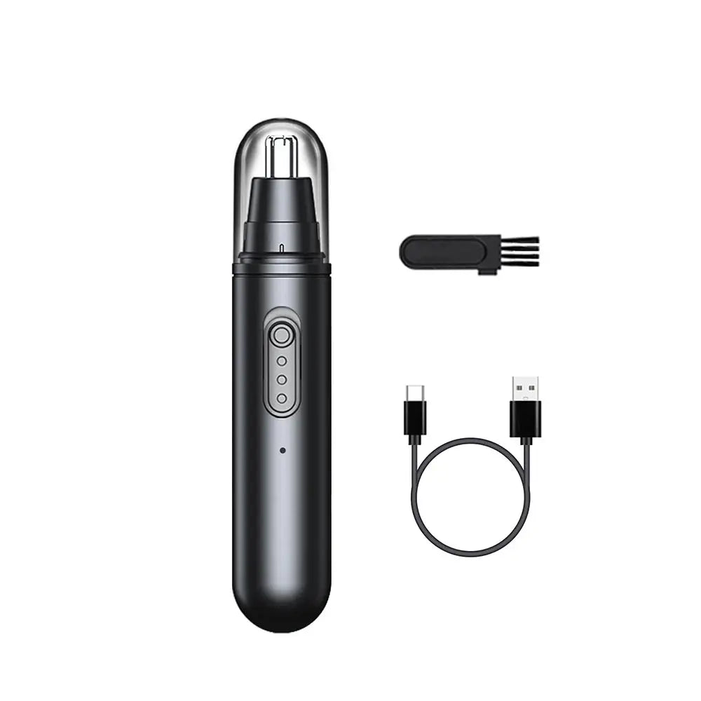 Nose Hair Trimmer for Men Rechargeable Mini Pocket Nose Ear Eyebrow Trimmer 360 Rotating Painless Nose Hair Remover for Men's from PriceLows™