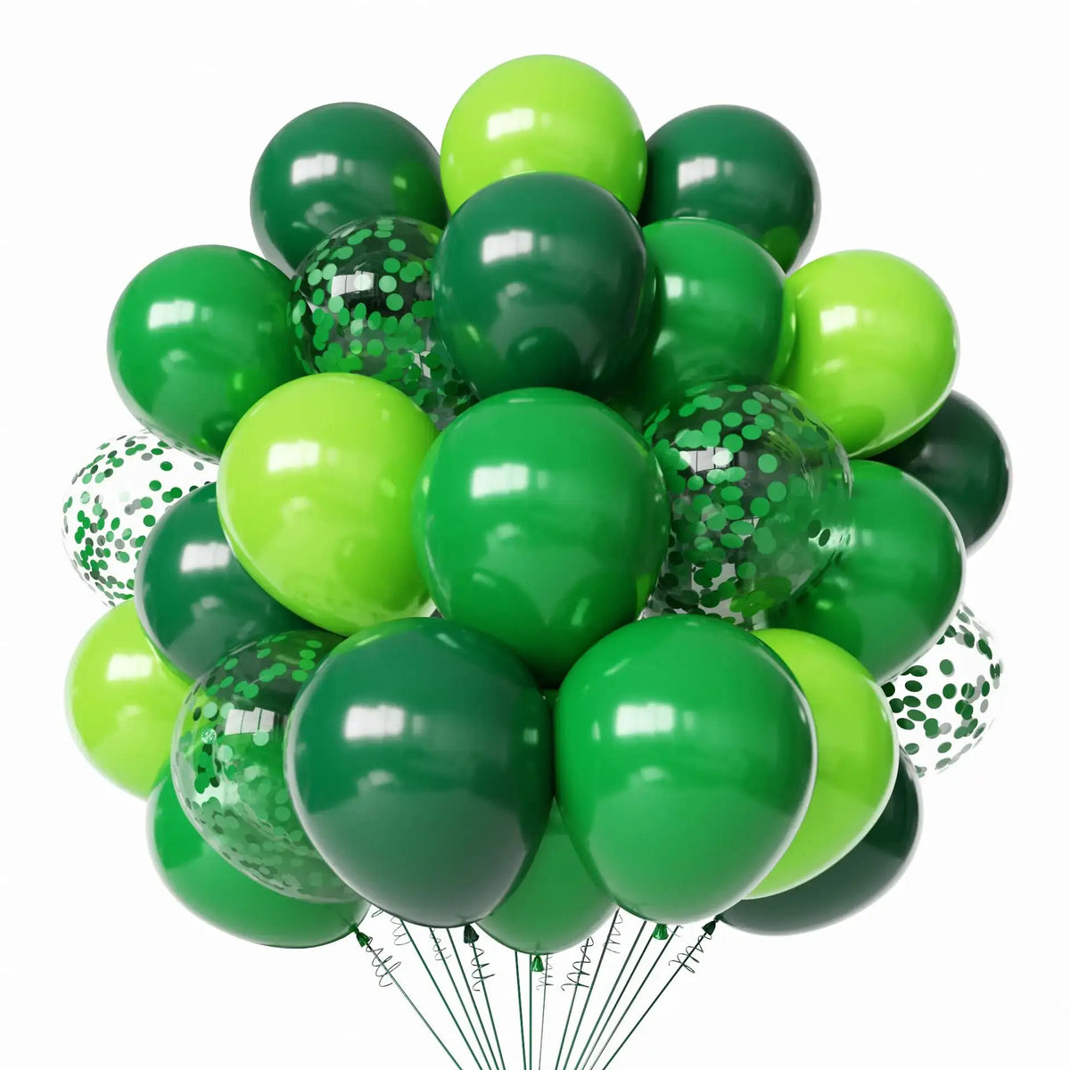 Latex Round Balloons | White And Gold Color | 12 Inch Size | 50 Pack Set