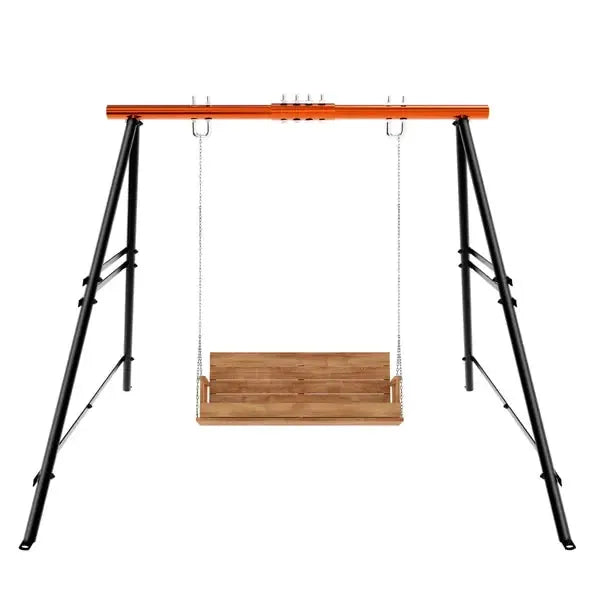 Swing Sets for Backyard, Outdoor Porch Swing Frame, Hammock Chair Stand Only, Max Load 550Lbs A-Frame from PriceLows™