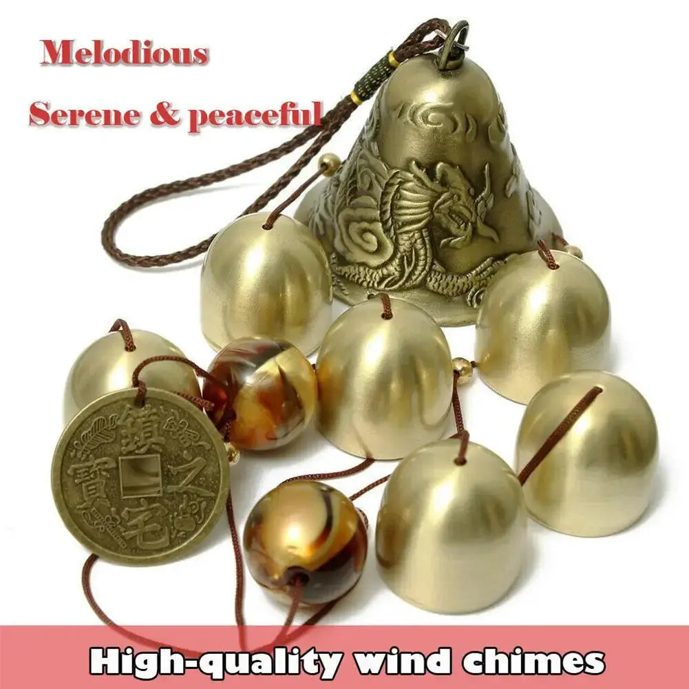 Antique Wind Chime Copper Yard Garden Outdoor Living Decoration Metal Wind Chimes Chinese Oriental Lucky Symbol Of Good Luck from PriceLows™