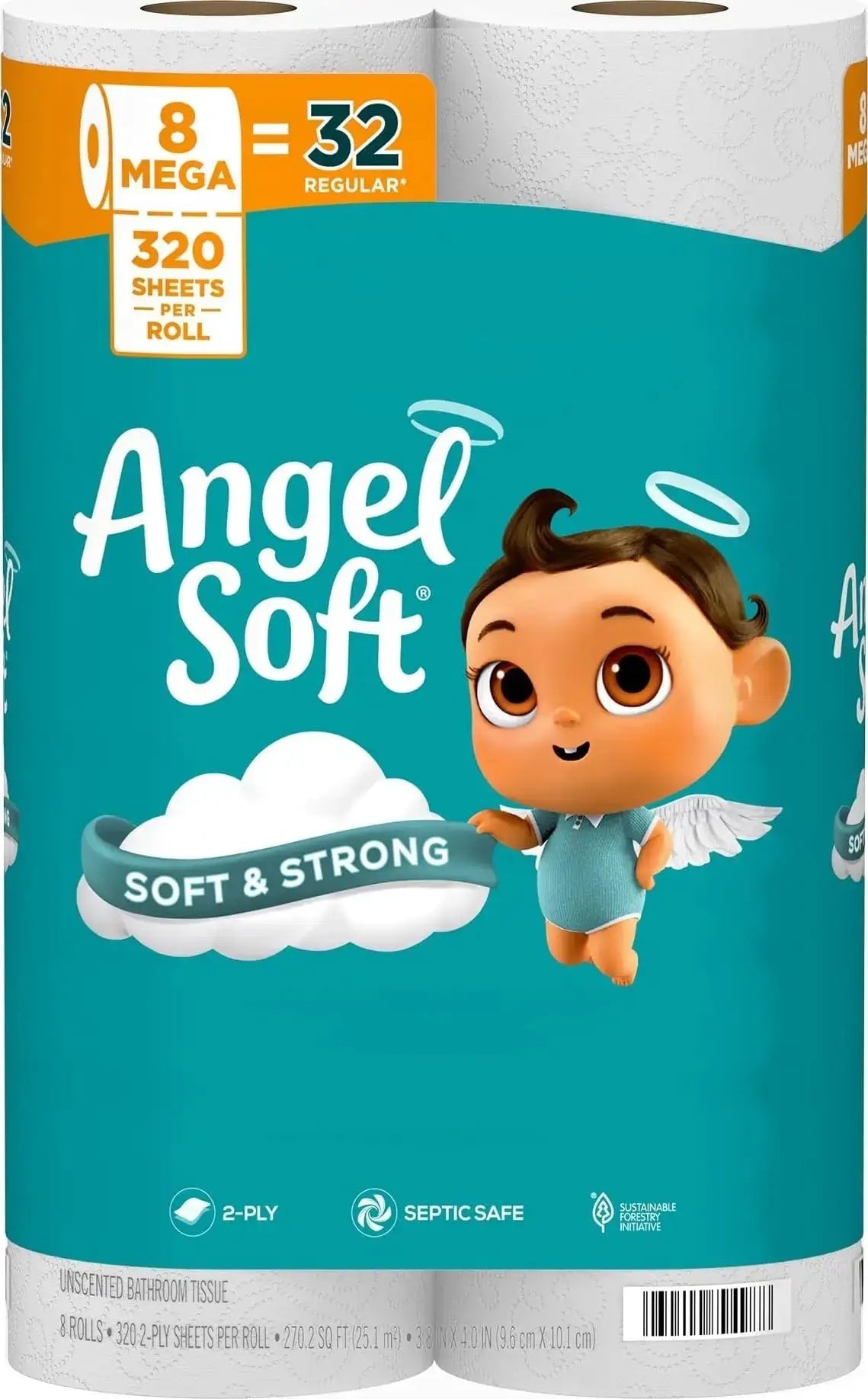 Toilet Paper | Extra Strong | Ultra Soft | 6 Mega Rolls