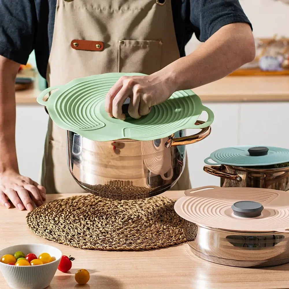 Silicone Stretch Lids | Reusable Self Sealing | For Bowls Pots