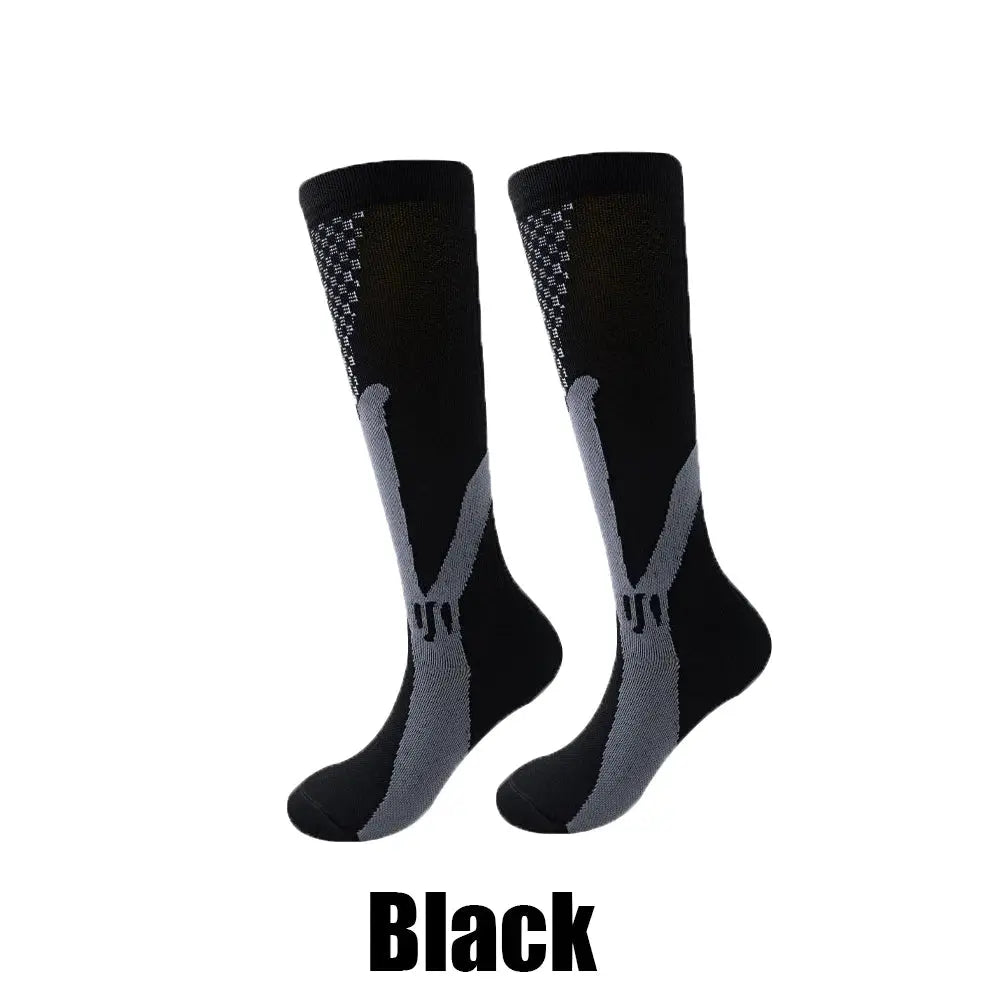 Compression Socks | Crew Height | Unisex Athletic | Graduated Support