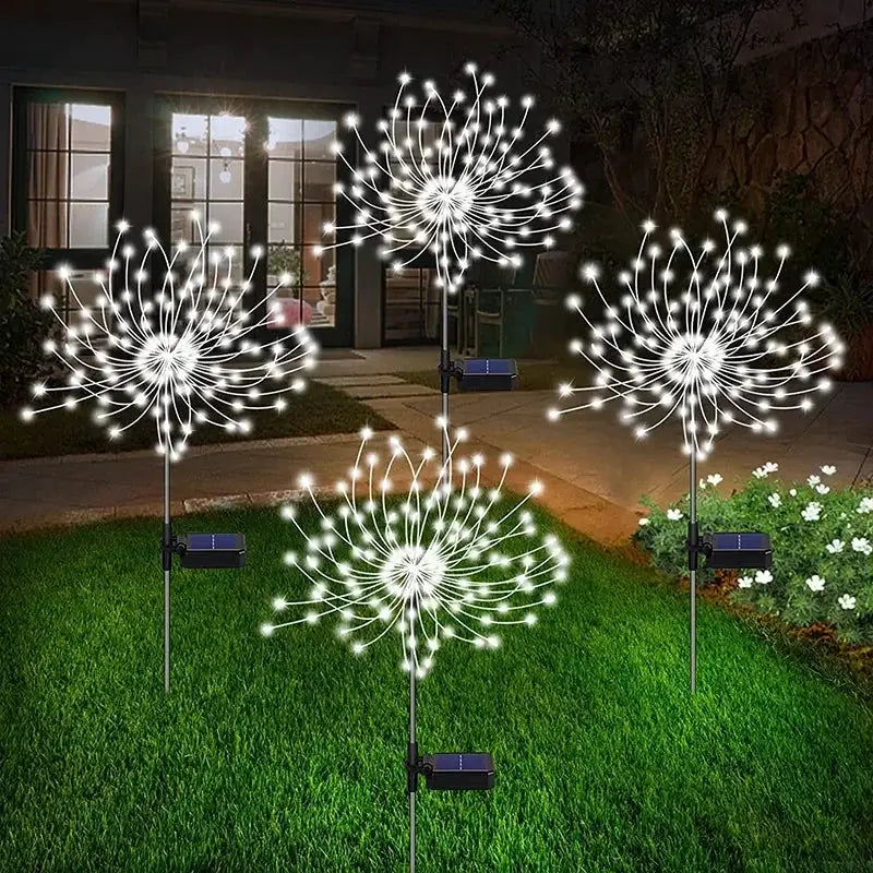 1/2/4Pcs Solar LED Firework Fairy Light Outdoor Garden Decoration Lawn Pathway Light For Patio Yard Party Christmas Wedding from PriceLows™