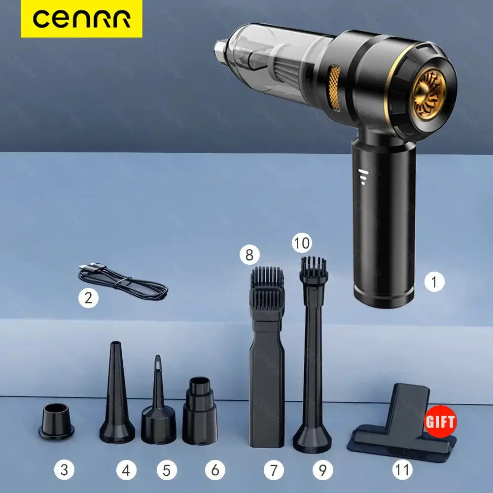 Car Vacuum Cleaner | Wireless Handheld | Battery Powered | Compact Size