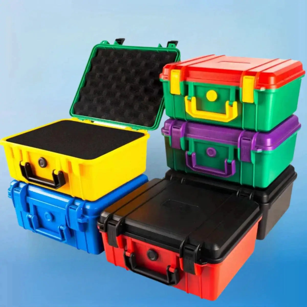 Multi-function Water-repellent and Moisture-proof Tool Box With Sponge Protection Portable Hardware Storage, Safety Instrument from PriceLows™