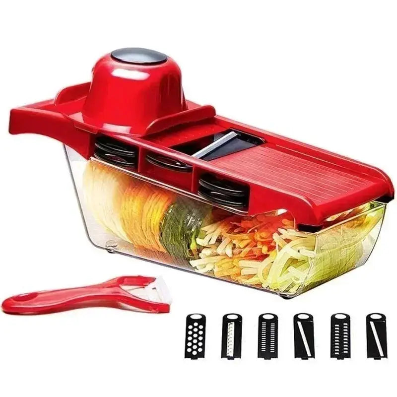 Portable Vegetable Slicer | Stainless Steel Blades | Multi Purpose