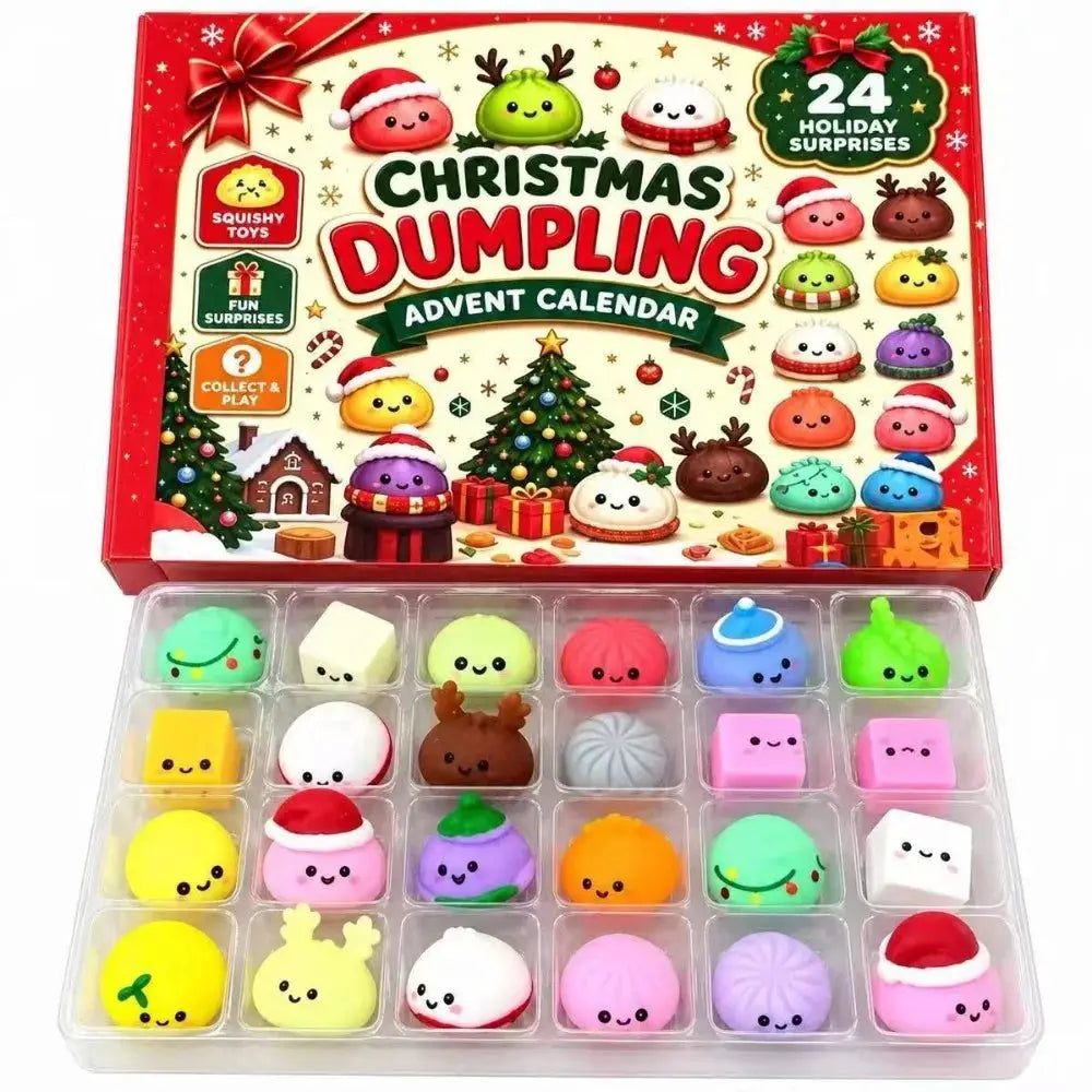 Christmas Dumpling Squishy | 24 Day Calendar | Slow Rising