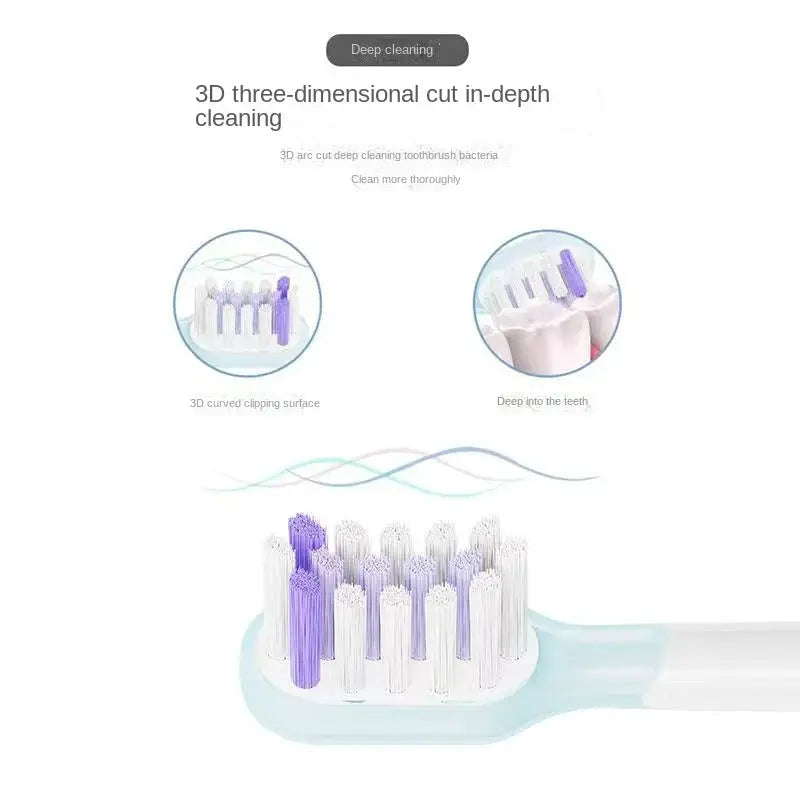 15pcs Brush Head Compatible with LaiFen LFTB01-P-A-S Sonic Electric Toothbrush Vacuum Packaging from PriceLows™