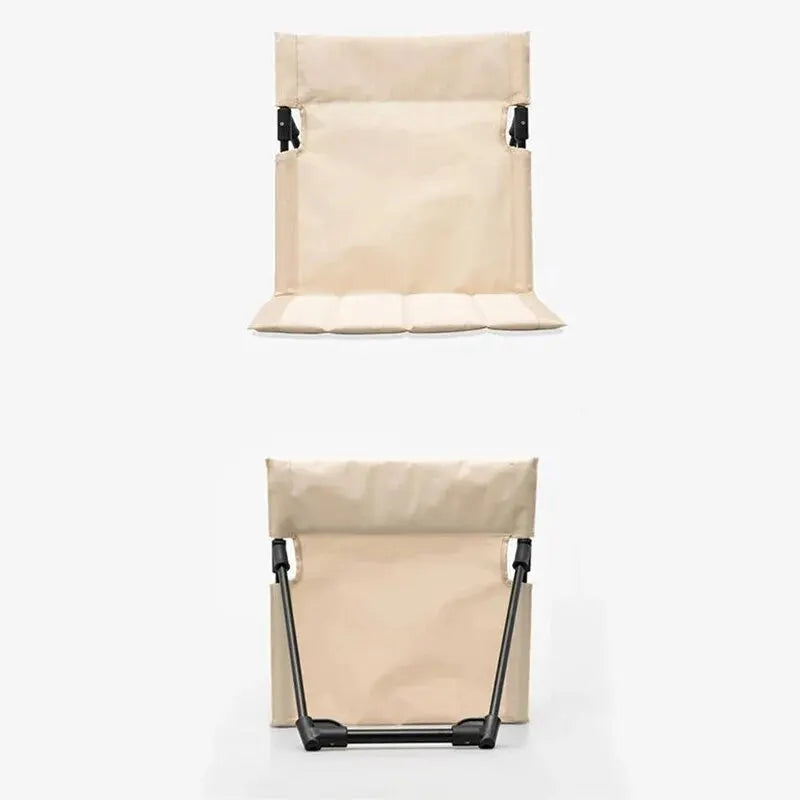 Foldable Camping Chair | Ultra-lightweight | With Backrest Cushion | Beach Chair