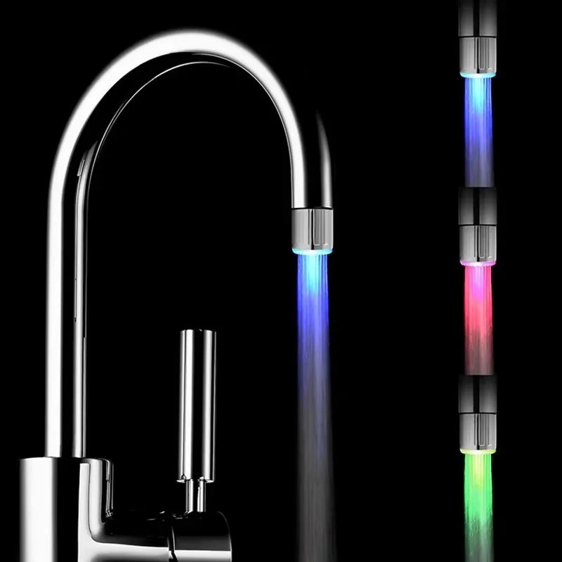 LED Faucet Aerator | Auto Color Change | Water Saving | Battery-Free