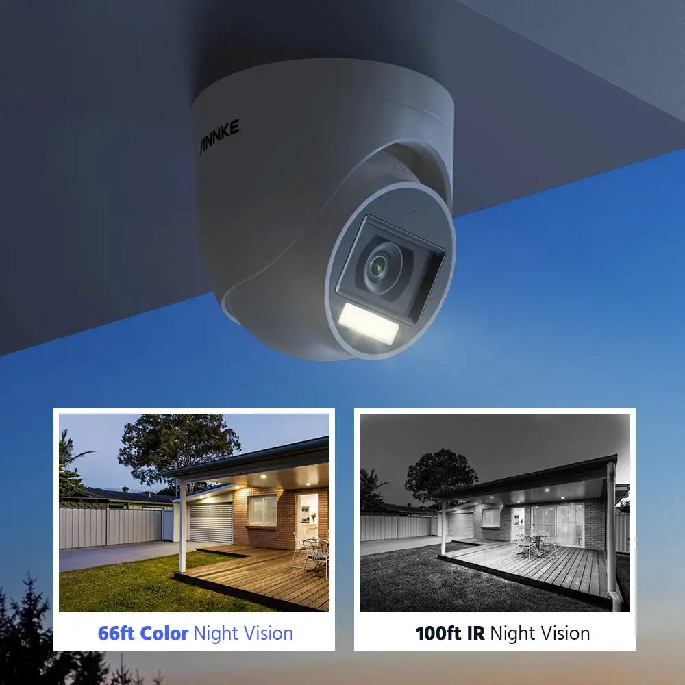 ANNKE 8CH 5MP Smart Dual Lights Lite Video Security System CCTV Kit With 3K 4X 5MP Built-in mic Waterproof Surveillance Cameras from PriceLows™