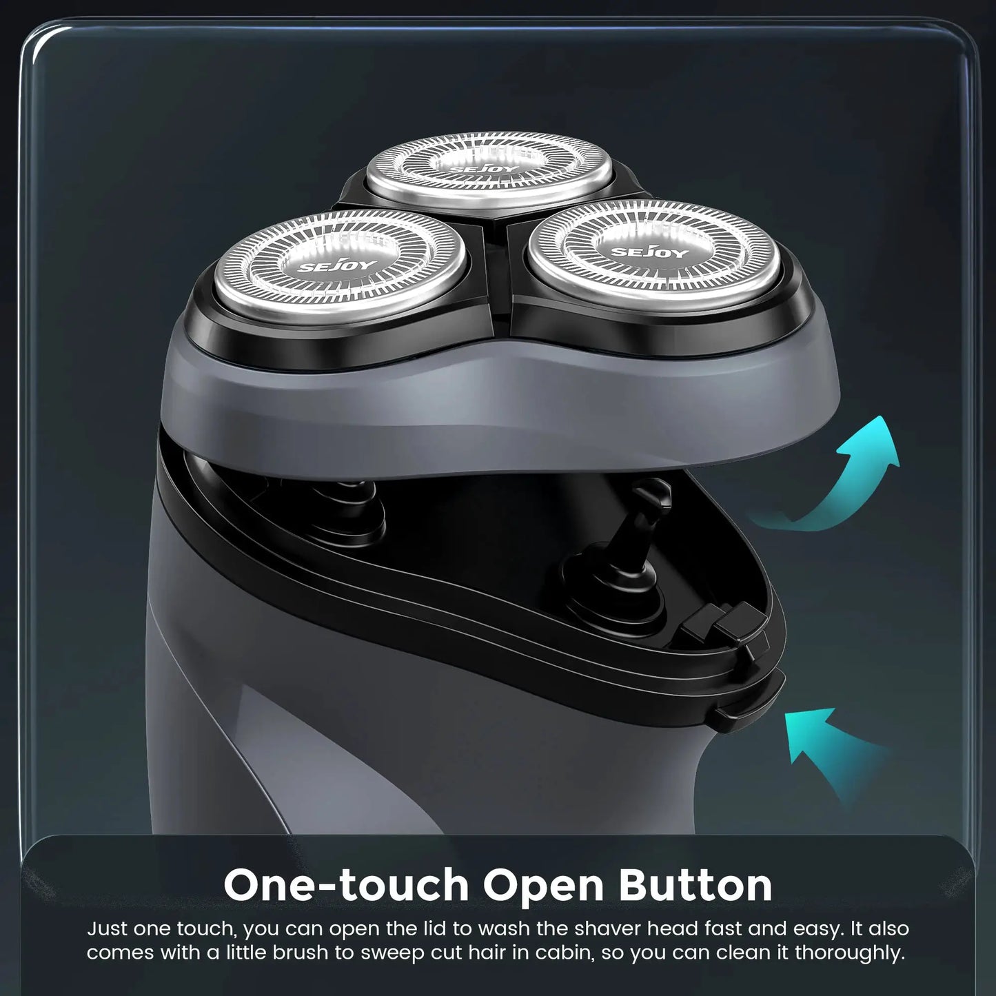 Men's Electric Shaver | 3D Floating Head | Wet And Dry Shaving | Rechargeable