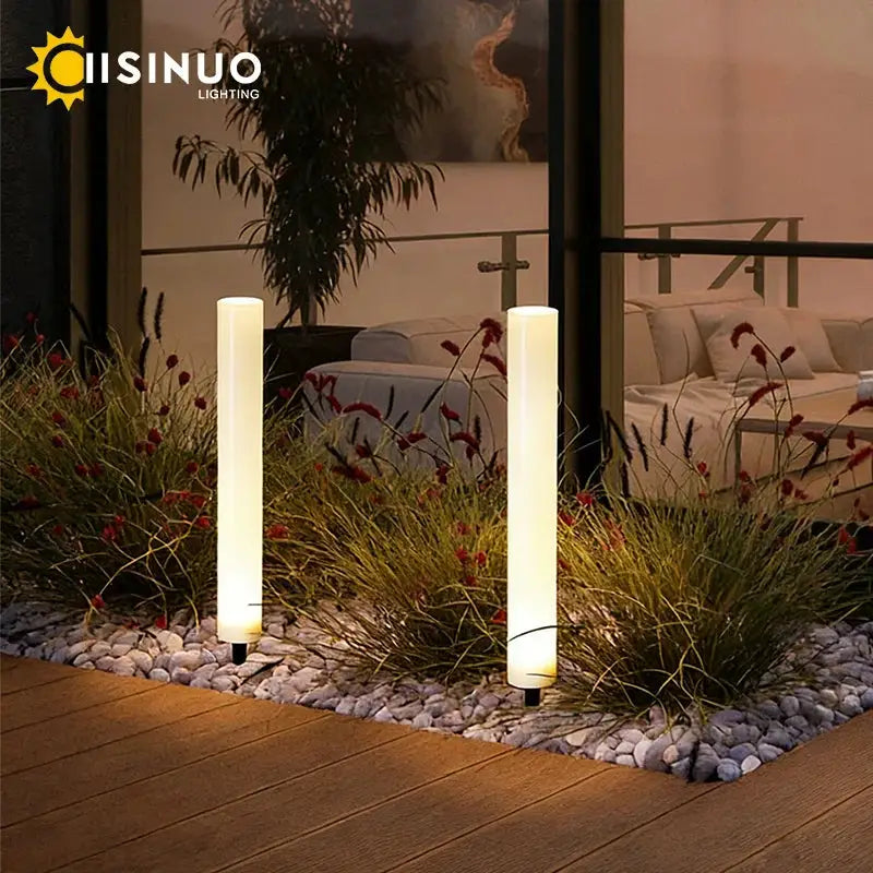 Solar-Powered Outdoor Garden Lights for Garden Villa Pathway Waterproof Landscape Lighting Ground Spike Auto On/Off Dusk to Dawn from PriceLows™