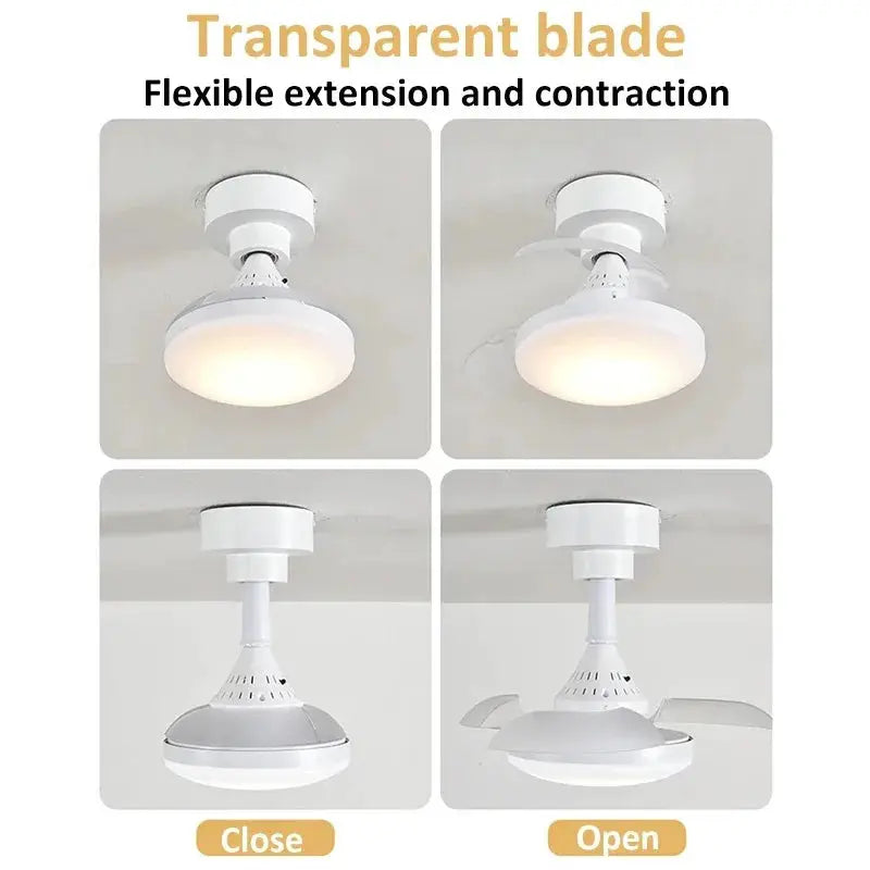 Ceiling Fan Light | Remote Control | E27 Socket | Dimmable LED