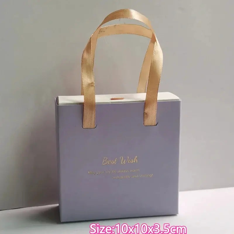 Paper Pull-Out Drawer Jewelry Box Handheld Jewelry Packaging Box Wearing Armor Ring Earring Necklace Storage Gift Box from PriceLows™