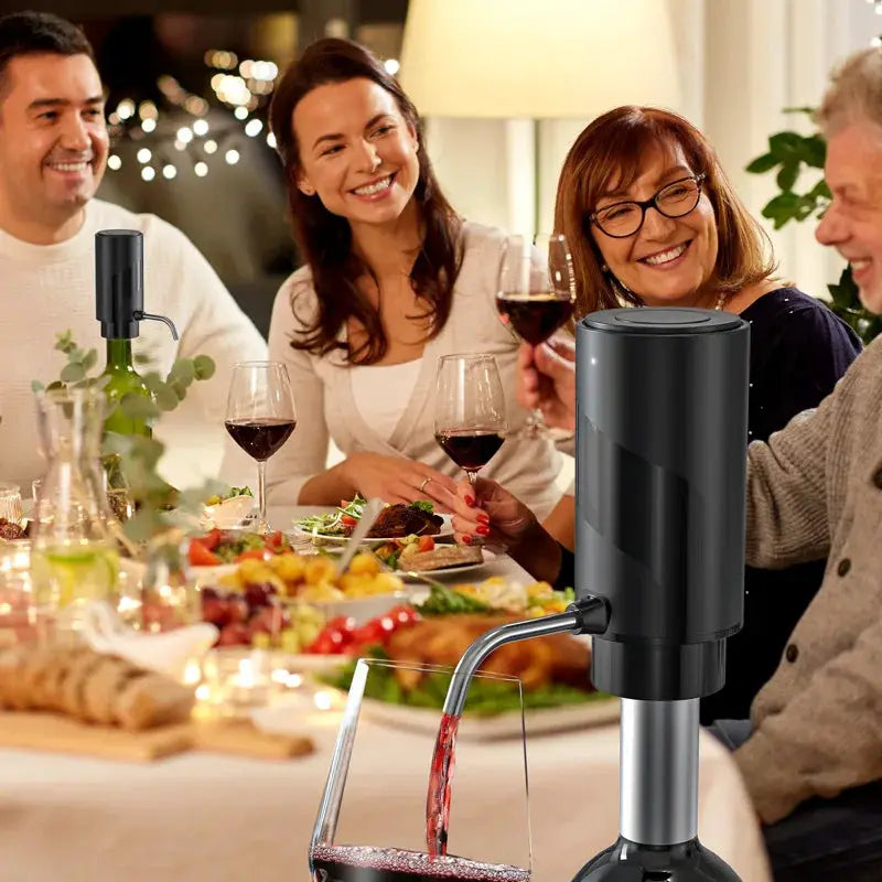 Rechargeable Electric Wine Aerator Dispenser Automatic Wine Decanter Intelligent Electric Wine Dispenser Party Kitchen Tool Gift from PriceLows™