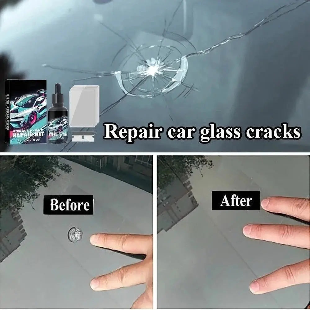 Windscreen Crack Repair Kit | Auto Glass Repair | All Vehicle Types | Universal