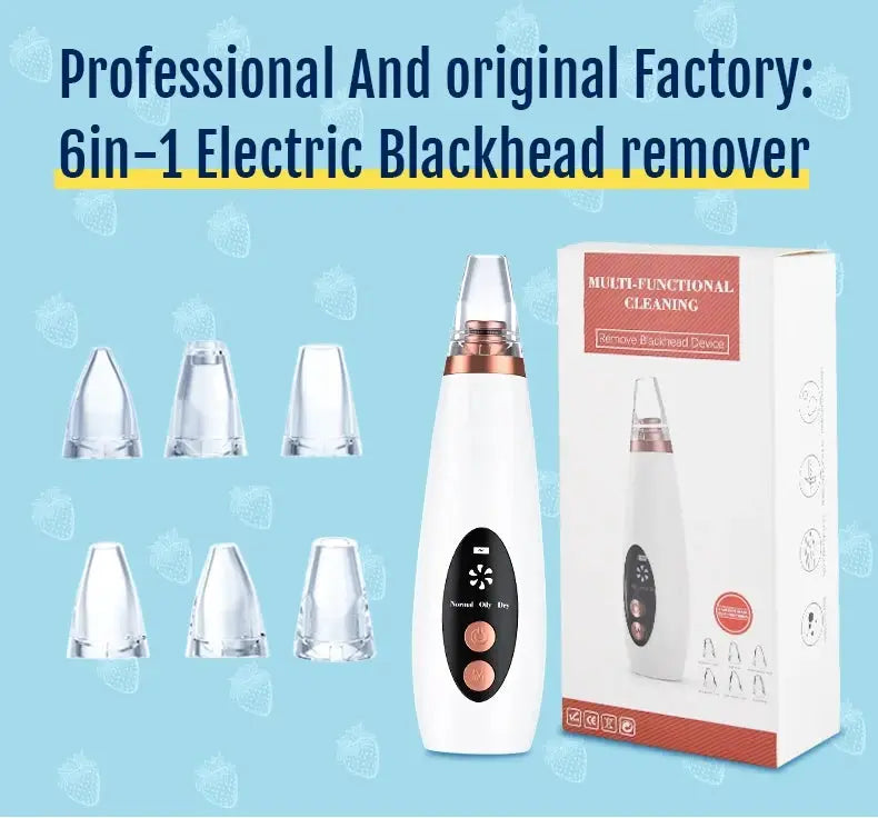 Blackhead Remover Pore Vacuum Electric Comedone Acne Extractor Kit Facial Pore Deep Cleaner USB Rechargeable Skin Care Tools from PriceLows™