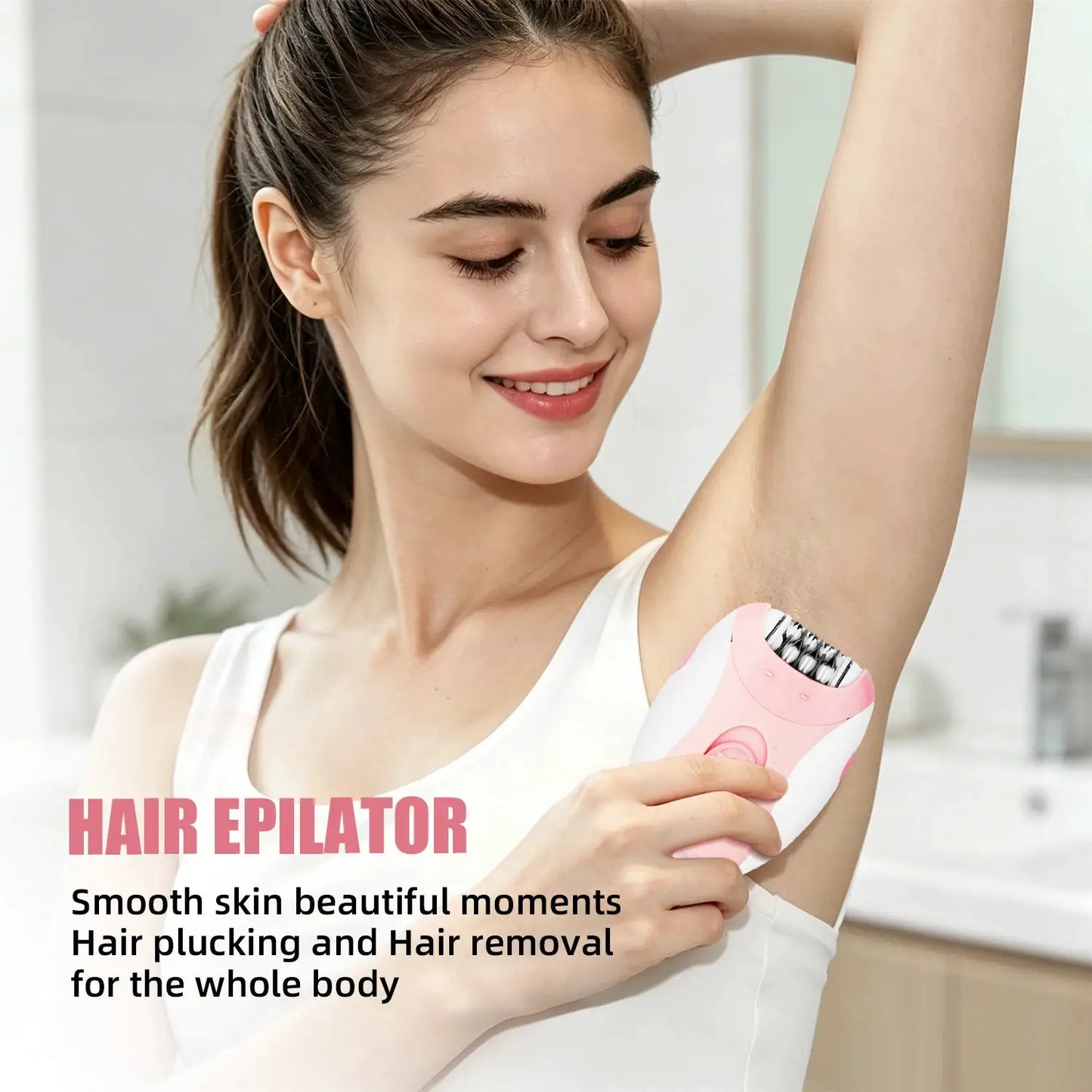Epilator | Rechargeable Battery | Charging Time Up To 2 Hours | Facial And Body