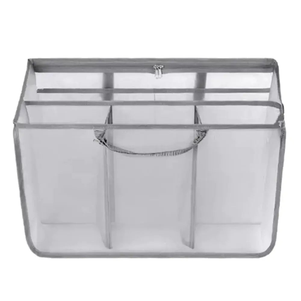 Sandproof Beach Tote Organizer Insert Breathable Handle Buckle Mesh Storage Bag Large Capacity Transparent Insert Divider Pouch from PriceLows™