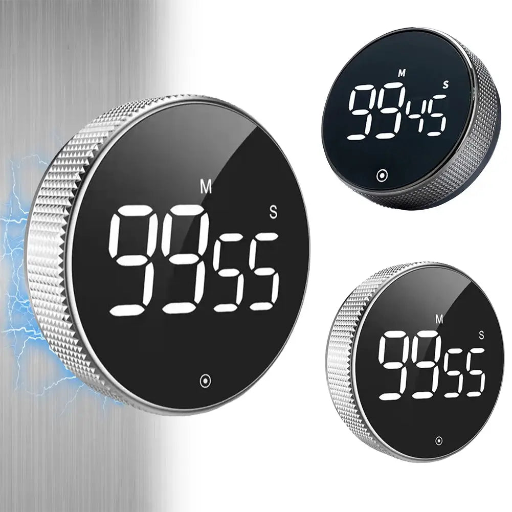 Digital Magnetic Kitchen Timer Shower Study Stopwatch Countdown Countup Timer Time Stopwatch Alarm for Classroom Cooking Fitness from PriceLows™