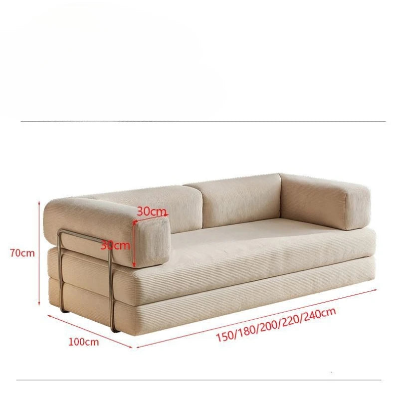Sofa Bed | Modular Convertible | Vacuum Packed | Small Apartment