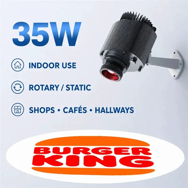 LED Image Projector | IP67 Waterproof | Custom Gobo Logo | HD Projection