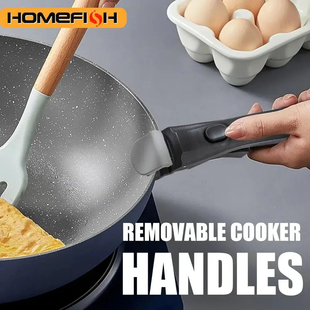 Cookware Handle | Detachable Universal | Replaceable | Family Outdoor Camping