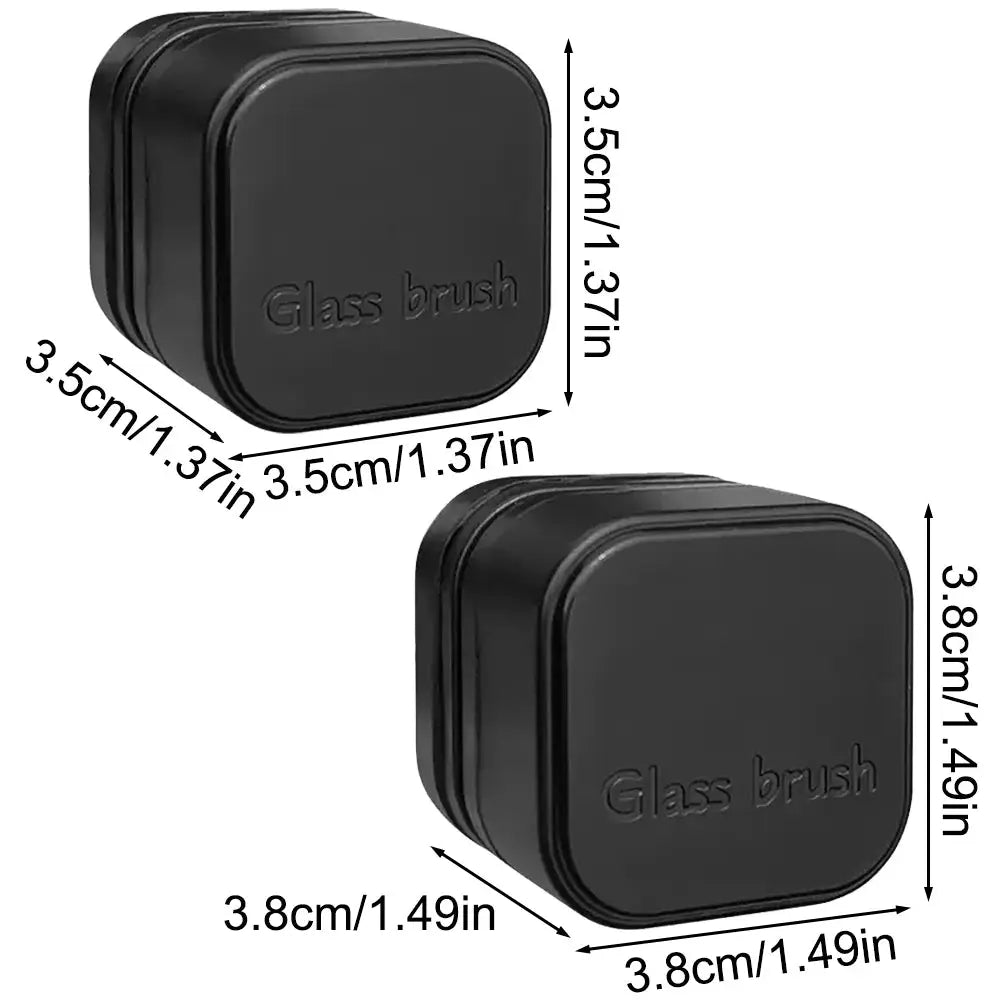 Aquarium Glass Cleaner | Fits Tanks Under 6Mm Thick | Mini Square Design
