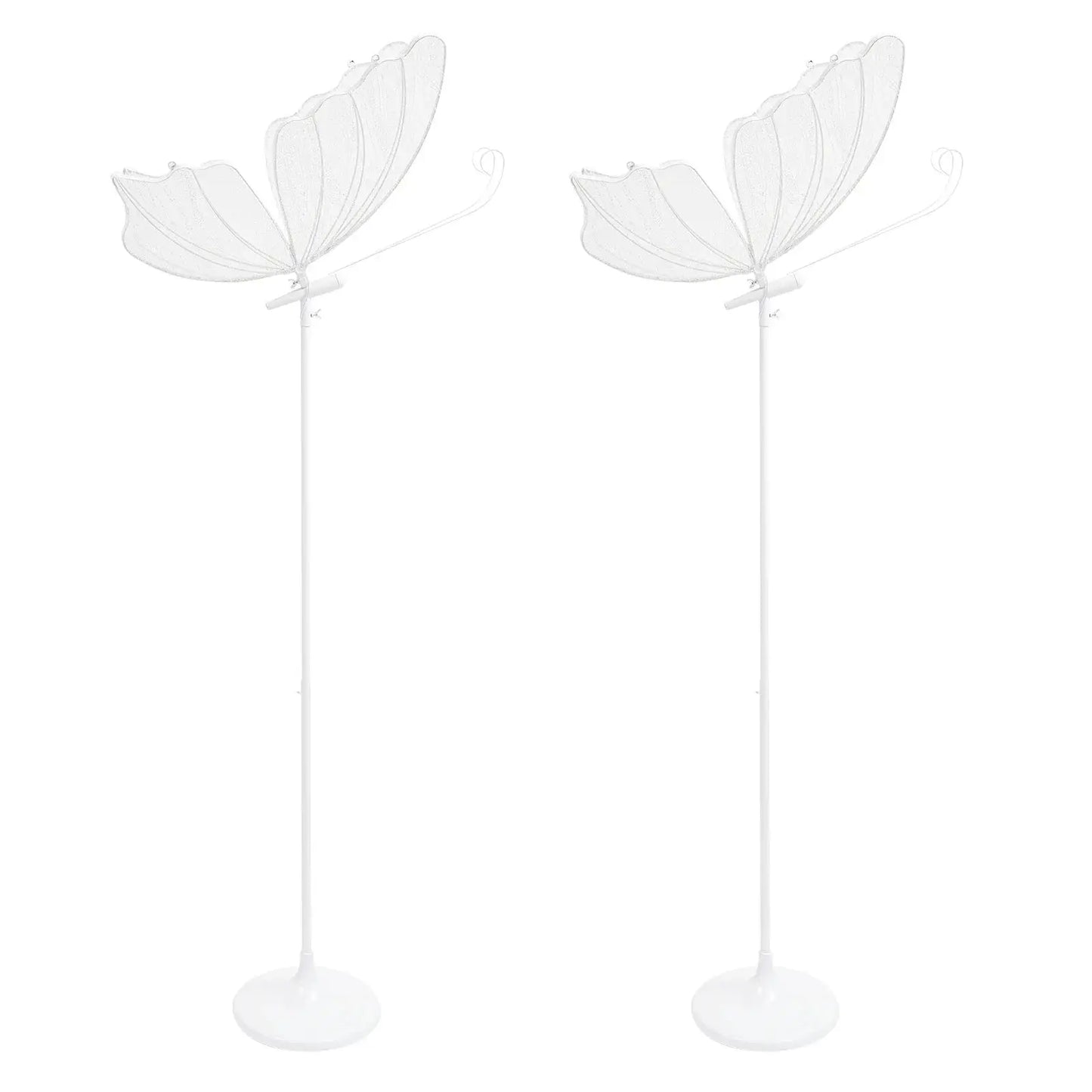2PCS 48W Romantic Butterfly Floor Lamp,Wedding LED Light,Creative Butterflies Decoration Lights, Road Pilot Lamps for Home,Totel from PriceLows™