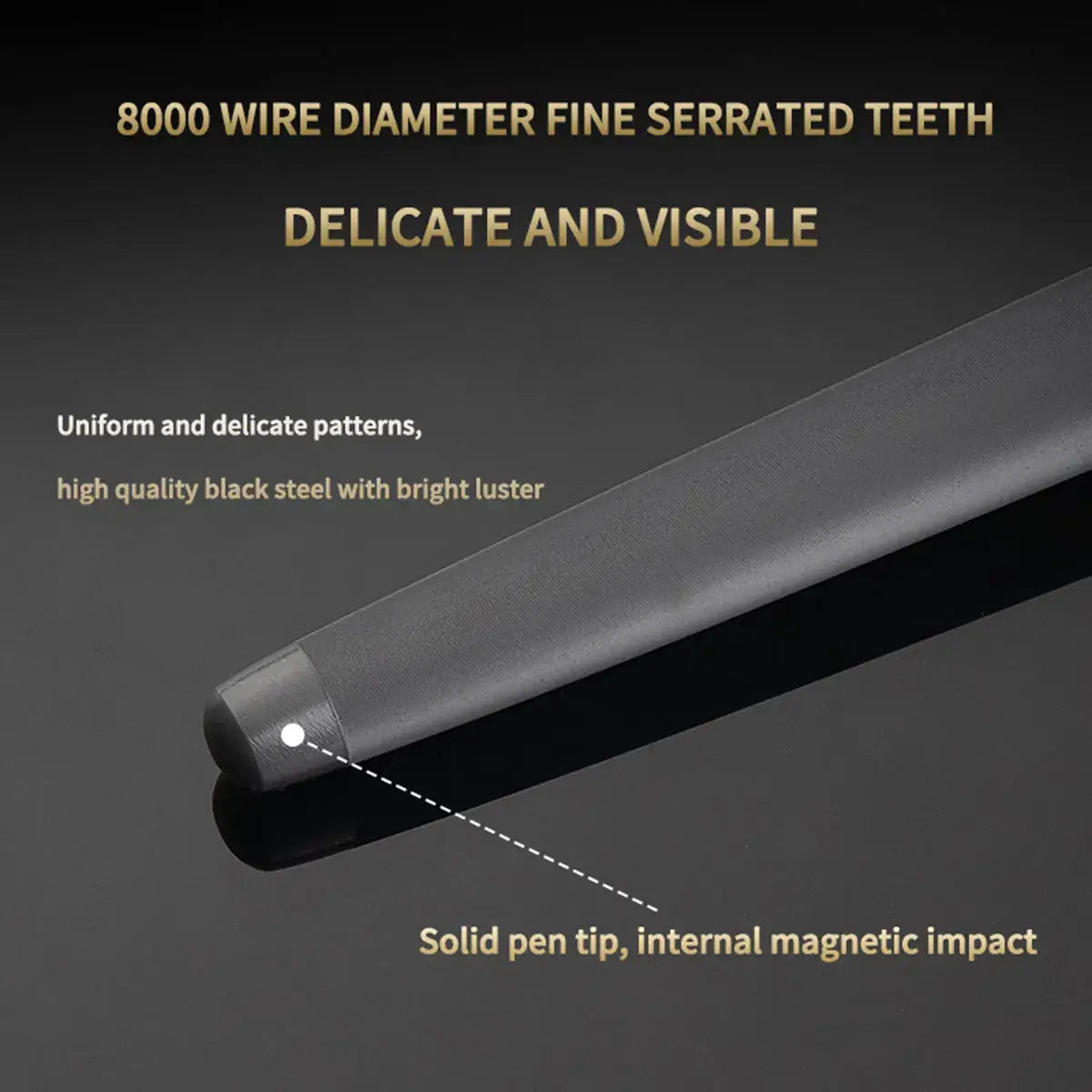 Knife Sharpening Rod | 17in Length | Diamond Coated Titanium Alloy | 17in