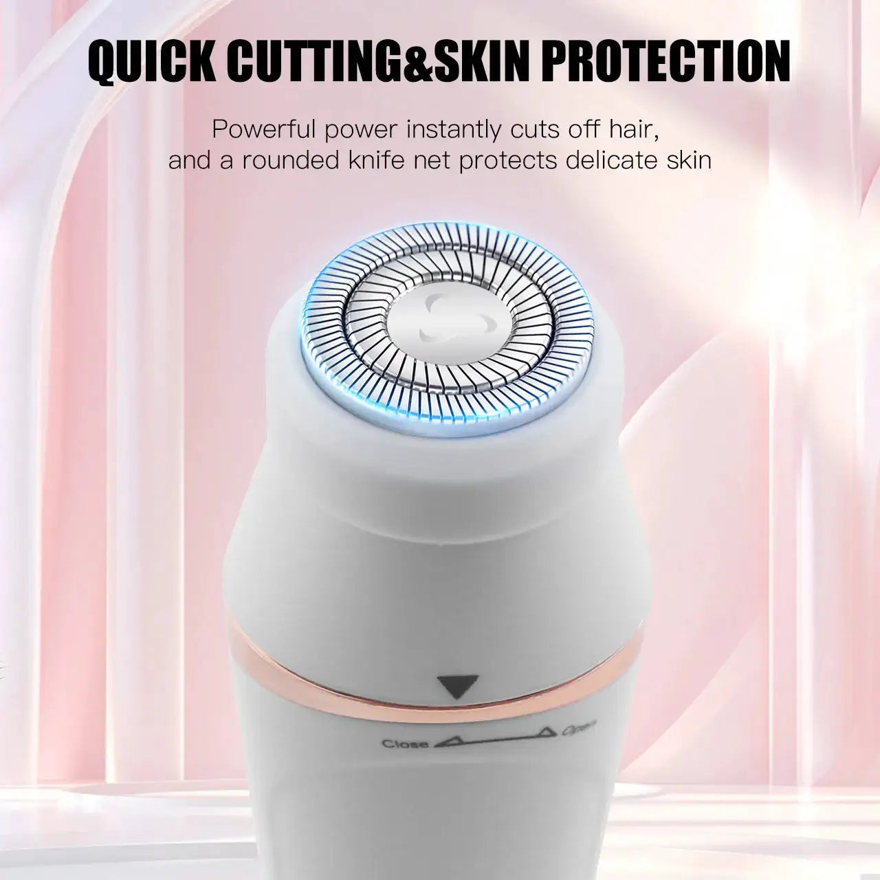 Solimpia Electric Epilator | 7 Function Rechargeable | Dry Wet Hair Removal