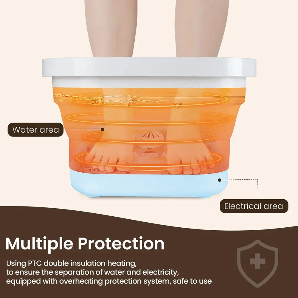 Portable Foot Bath Tub | Thermostatic Control | Foldable Design