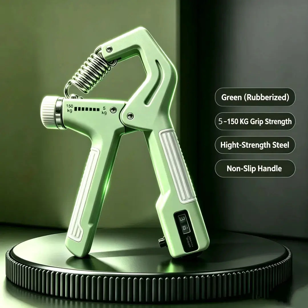 Adjustable Grip Strengthener | 11 To 330 Lbs Resistance | Non Slip Handle