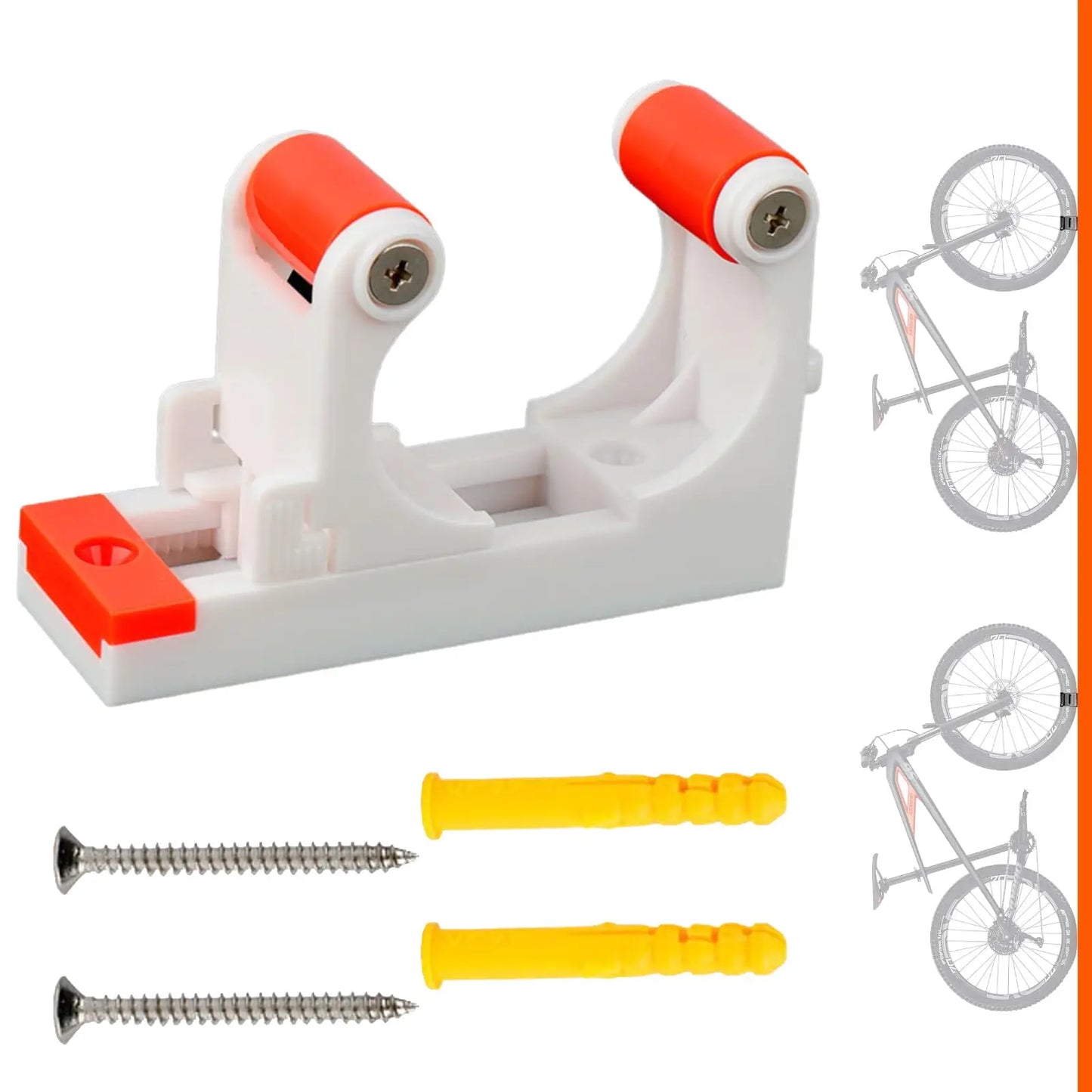 Bicycle Buckle Hooks MTB Bike Wall Holder Rack Repair Stand Hanger Mount Storage Fits 1.0-2.8 inches Tube Bicycle Parking Rack from PriceLows™