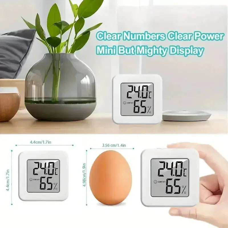 Digital Hygrometer Thermometer Indoor Thermometer Temperature Gauge Mini LCD Weather Station Sensor For Home Room Humidity Meter from PriceLows™