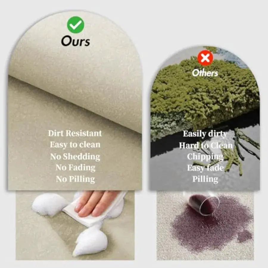 2 Pcs Bathroom Mat Rugs Set - Quick Dry Absorbent Diatomaceous Earth Bath Mat Non-Slip Bathroom Floor Mat with Rubber Backing, from PriceLows™