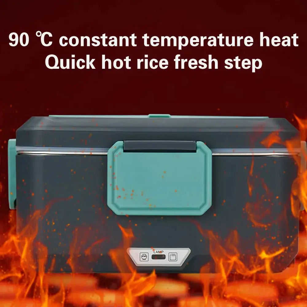 TINSOL New 3.5L Electric Lunch Box 90W Portable Food Heater Suitable for Car or Home Leak-proof Lunch Heating Microwave from PriceLows™