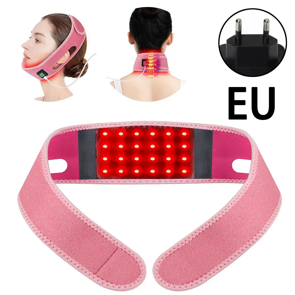 Neck Heating Wrap | 660nm Red Light | 850nm Infrared | Firming Skin Care