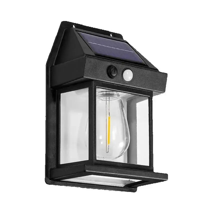 Motion Sensor Solar Wall Light Waterproof Outdoor Modes Auto On/Off Warm White for Garden Courtyard Patio Driveway Pathway Light from PriceLows™