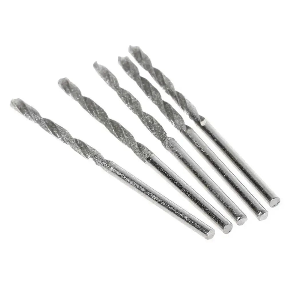 10Pcs Diamond Coated HSS Tipped Solid Bits Drill Twist Drills Bit Hole Saw / 0.8mm 1mm 1.2mm 1.5mm 1.8mm 2mm 2.5mm 3mm 3.5mm 4mm from PriceLows™