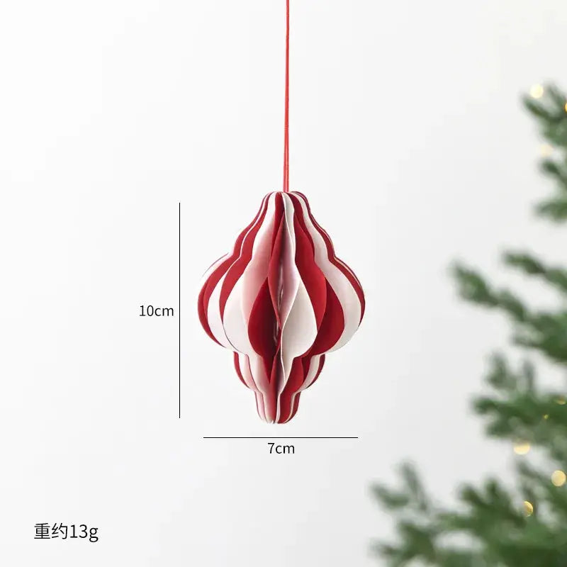 Christmas Tree Ornaments | Assorted Figures | PVC Material | 10 Pack
