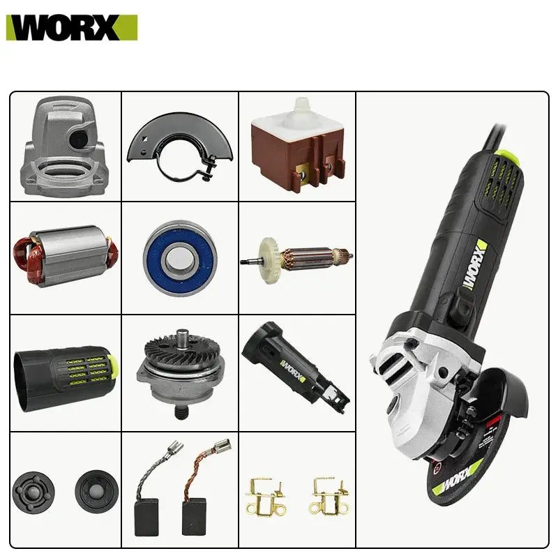Orginal new Switch Driver motor reducer casing toothed wheel shell chuck parts for WORX WU800S angle grinder from PriceLows™